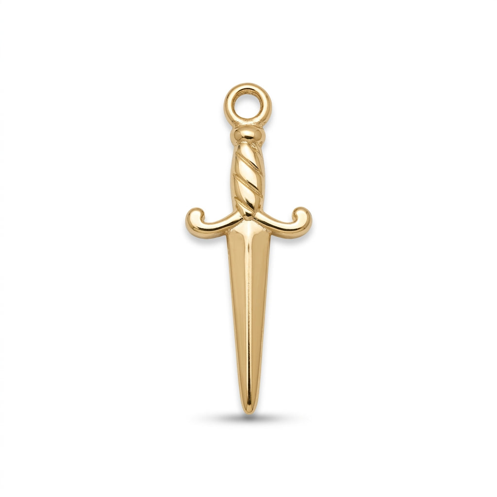 Classic Gold Dagger Charm