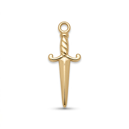 Classic Gold Dagger Charm