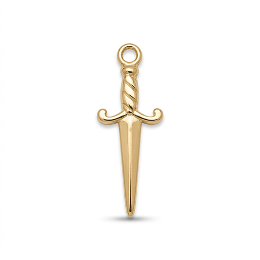 Classic Gold Dagger Charm