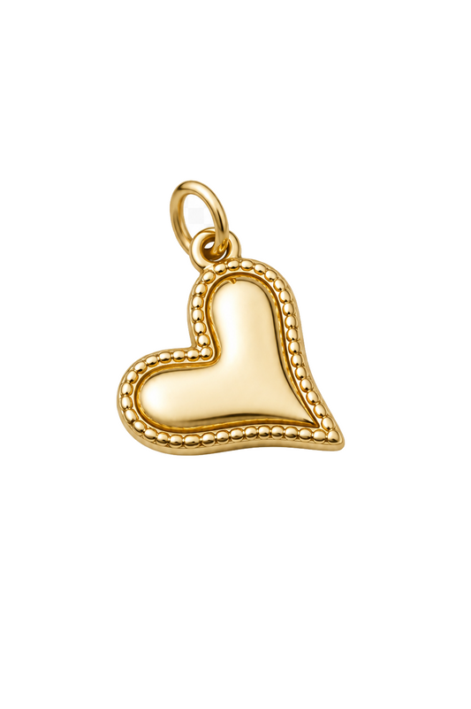 Classic Gold Heart Charm
