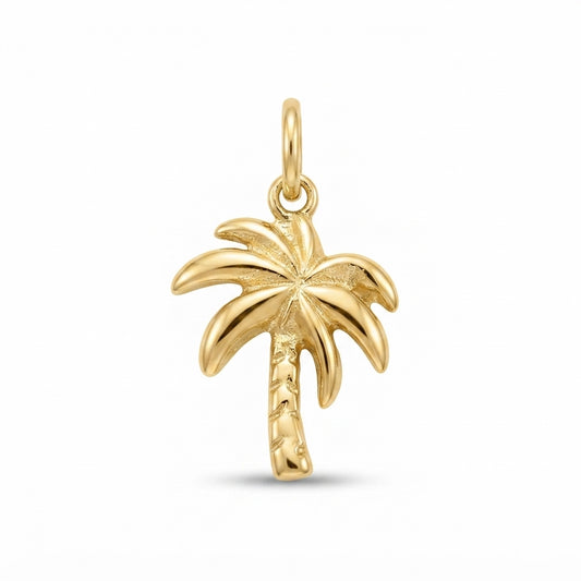 Classic Gold Palm Tree Charm