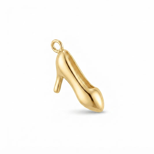 Classic Gold Slipper Shoe Charm