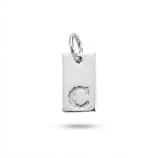 Classic Initial "C" Charm