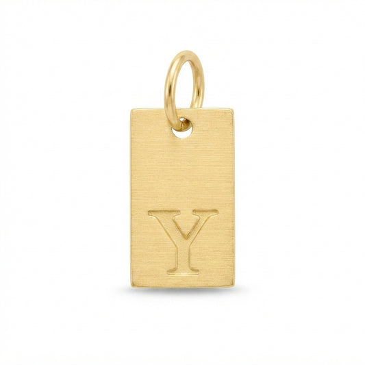 Classic Initial "Y" Charm