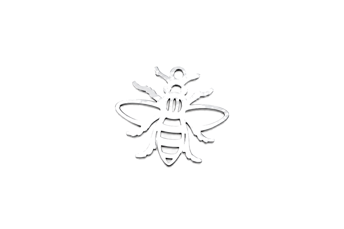 Classic Silver Bee Charm