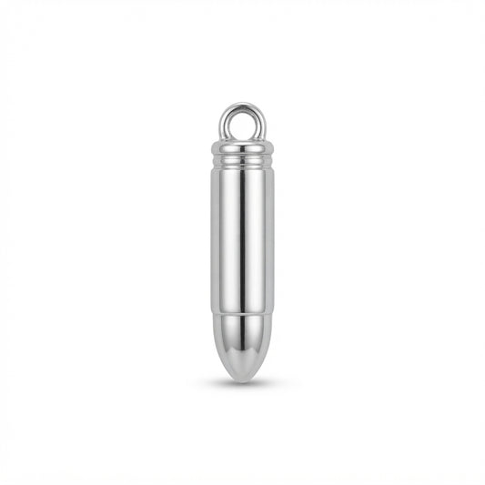 Classic Silver Bullet Charm