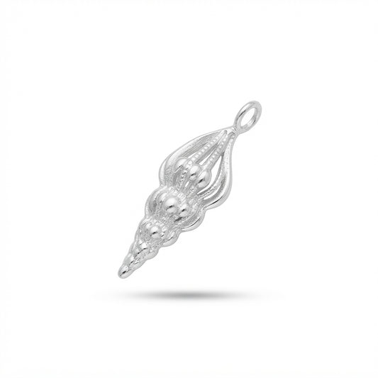 Classic Silver Conch Shell Charm
