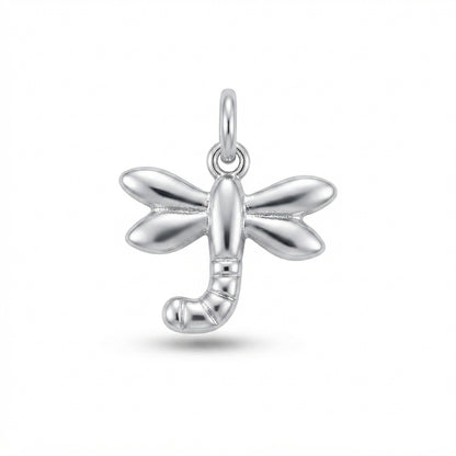 Classic Silver Dragonfly Charm