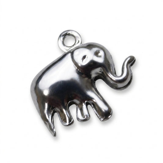 Classic Silver Elephant Charm