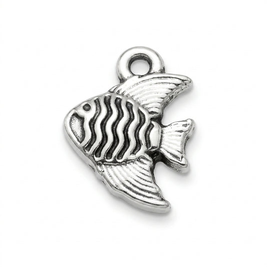 Classic Silver Fish Charm