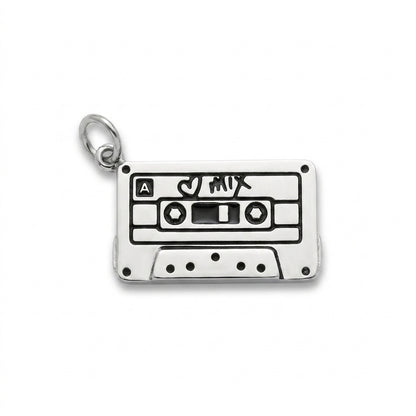 Classic Silver Mixtape Charm