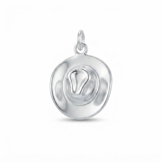 Classic Silver Sombrero Hat Charm