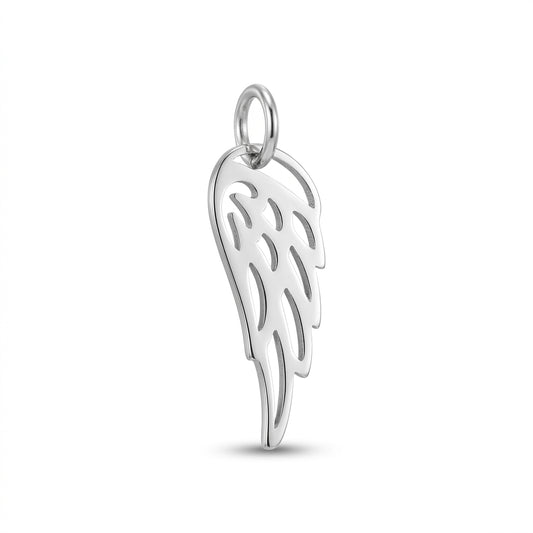 Classic Silver Wing Charm
