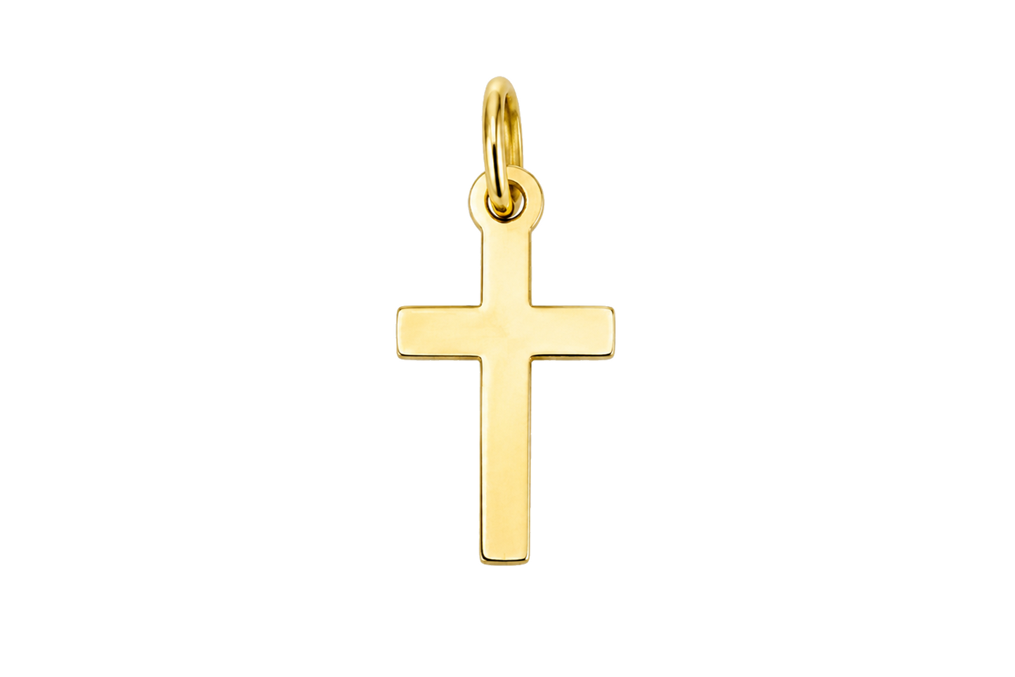 Classic Simple Cross Gold Charm