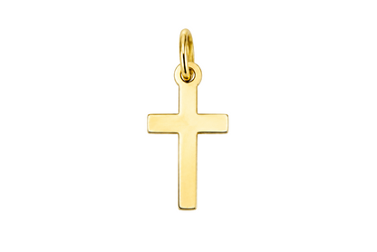 Classic Simple Cross Gold Charm