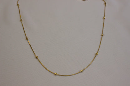 Dainty Gold Satellite Necklace