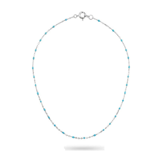 Dainty Turquoise Silver Necklace