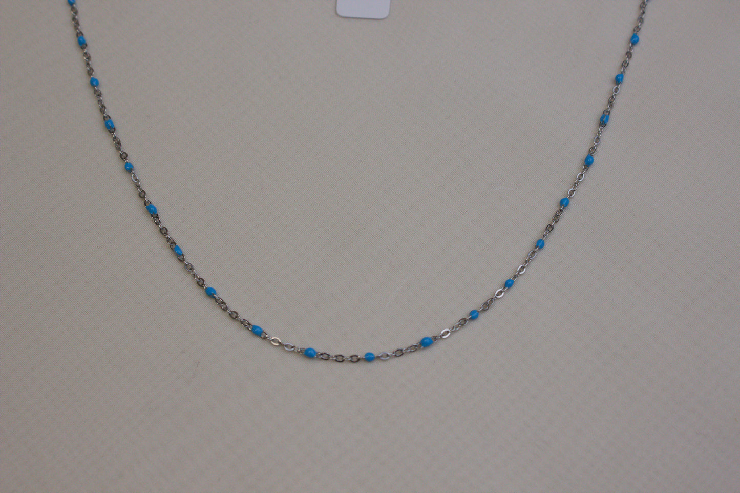Dainty Turquoise Silver Necklace
