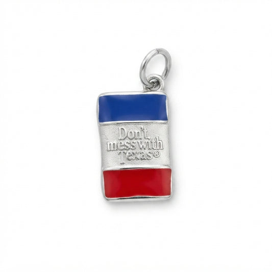 Don't Mess With Texas Flag Charm