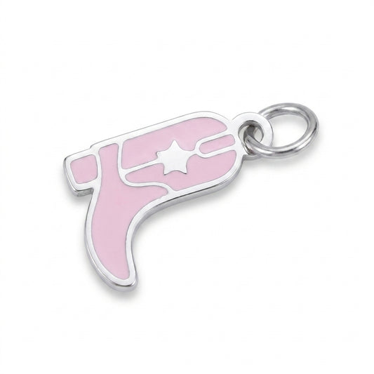 Enamel Purple Ray Gun Charm
