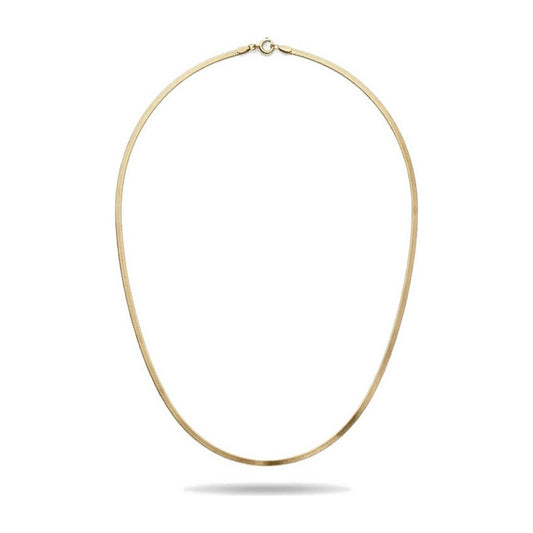 Gold Herringbone Necklace