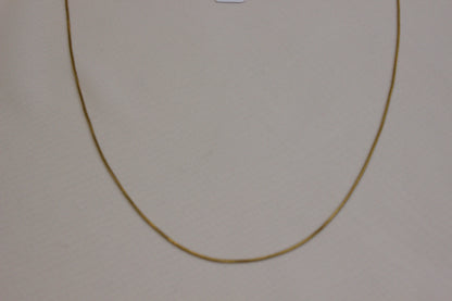 Gold Herringbone Necklace