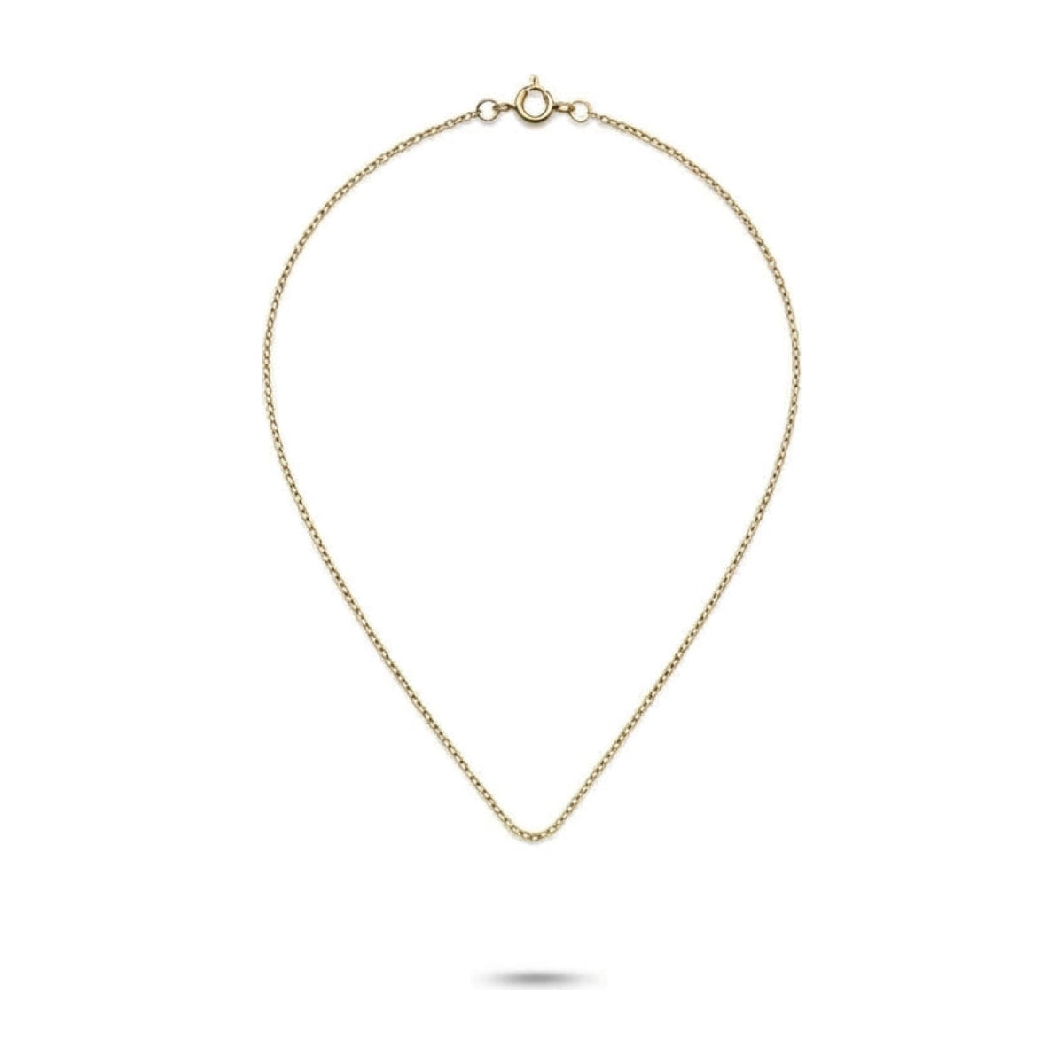 Gold Initial B Pendant Necklace