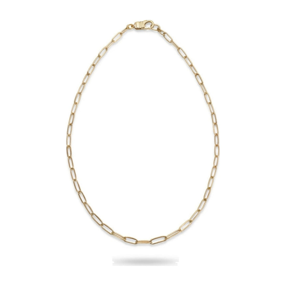 Gold Paperclip Chain Necklace