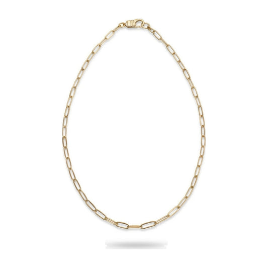 Gold Paperclip Chain Necklace