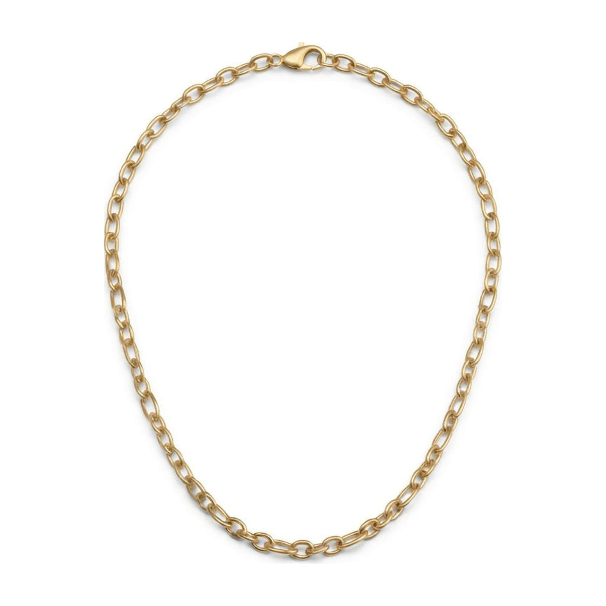 Gold Rolo Cable Necklace