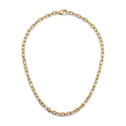 Gold Rolo Cable Necklace