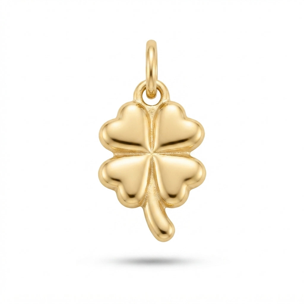 Classic Gold Clover Charm