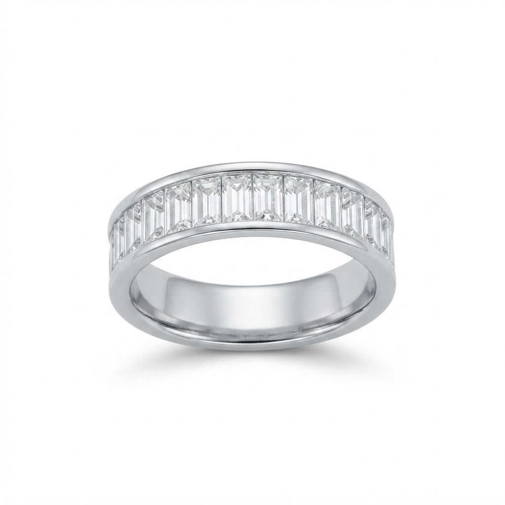 Lilian Ring White Silver