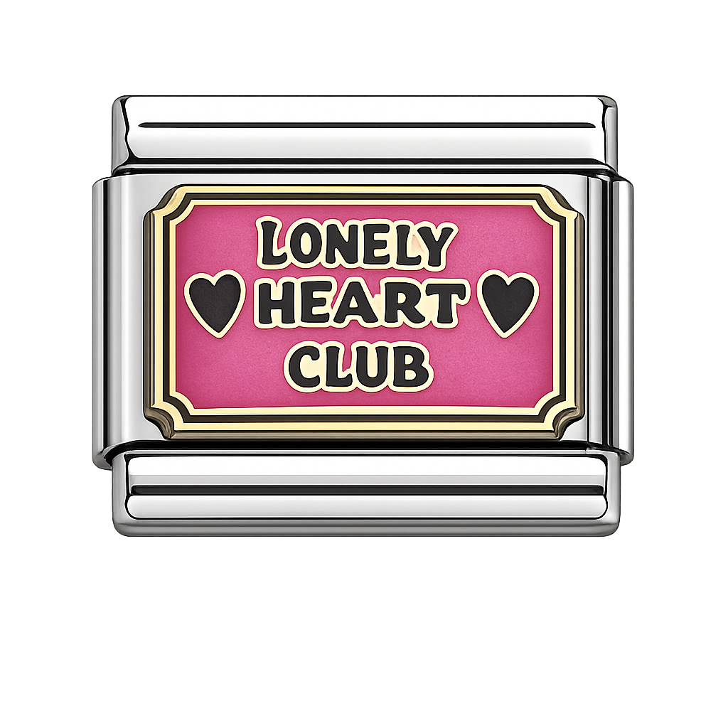 Loney Hearts Club Italian Charm — Silver
