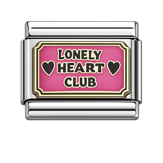 Loney Hearts Club Italian Charm — Silver