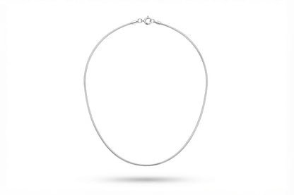 Silver Snake Chain Necklace