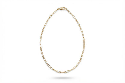 Gold Paperclip Chain Necklace