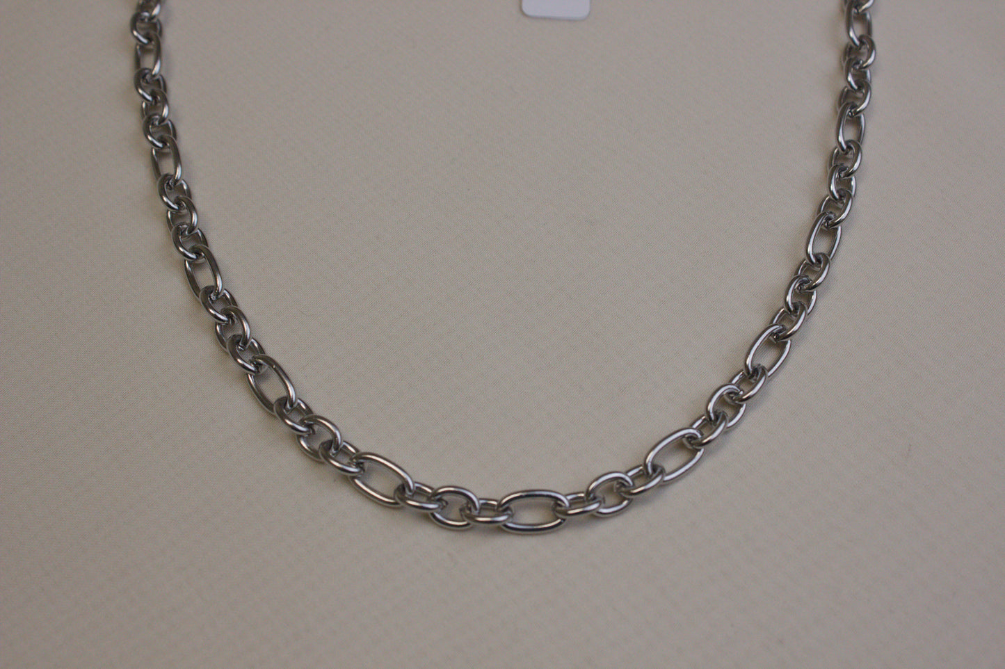 Chunky Silver Cable Necklace