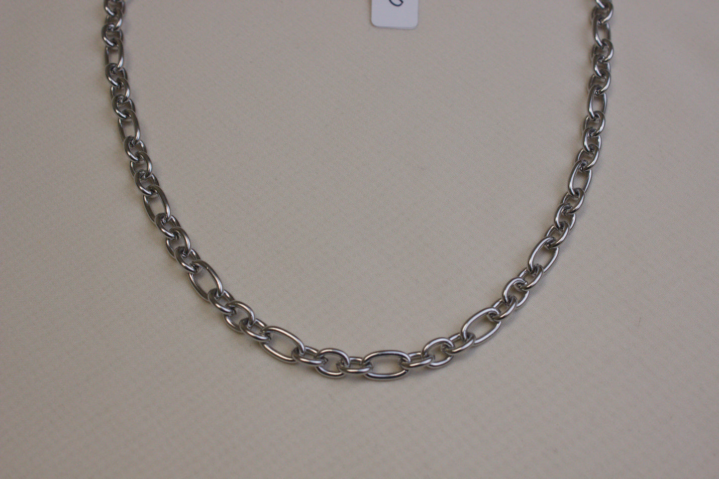 Chunky Silver Cable Necklace