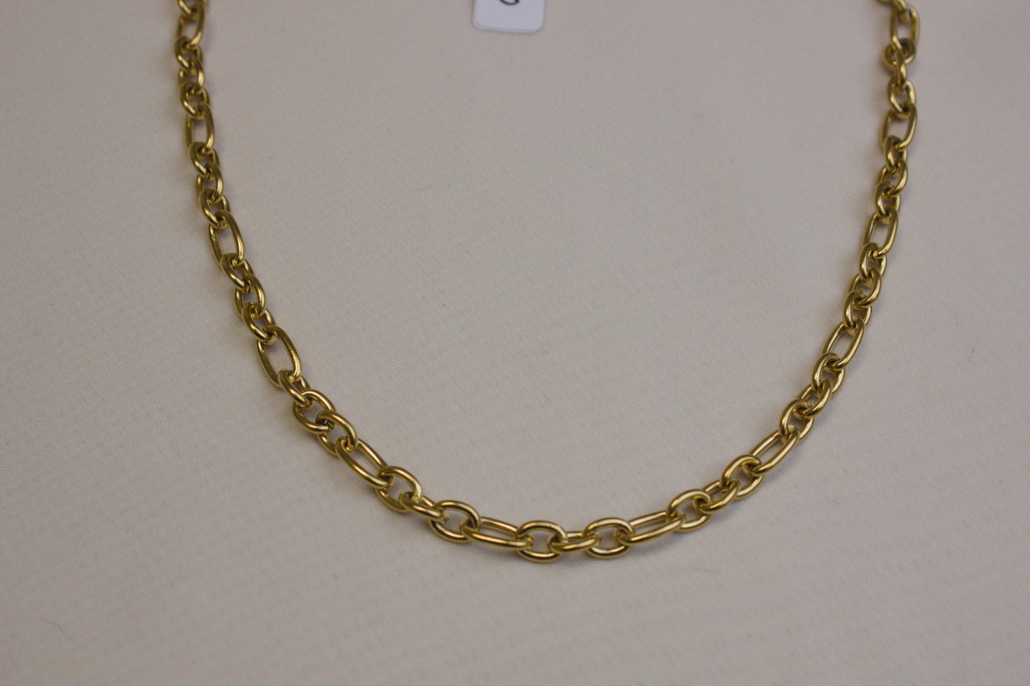 Gold Rolo Cable Necklace