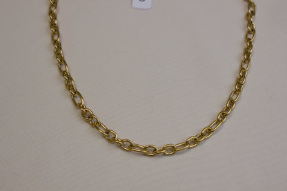 Gold Rolo Cable Necklace