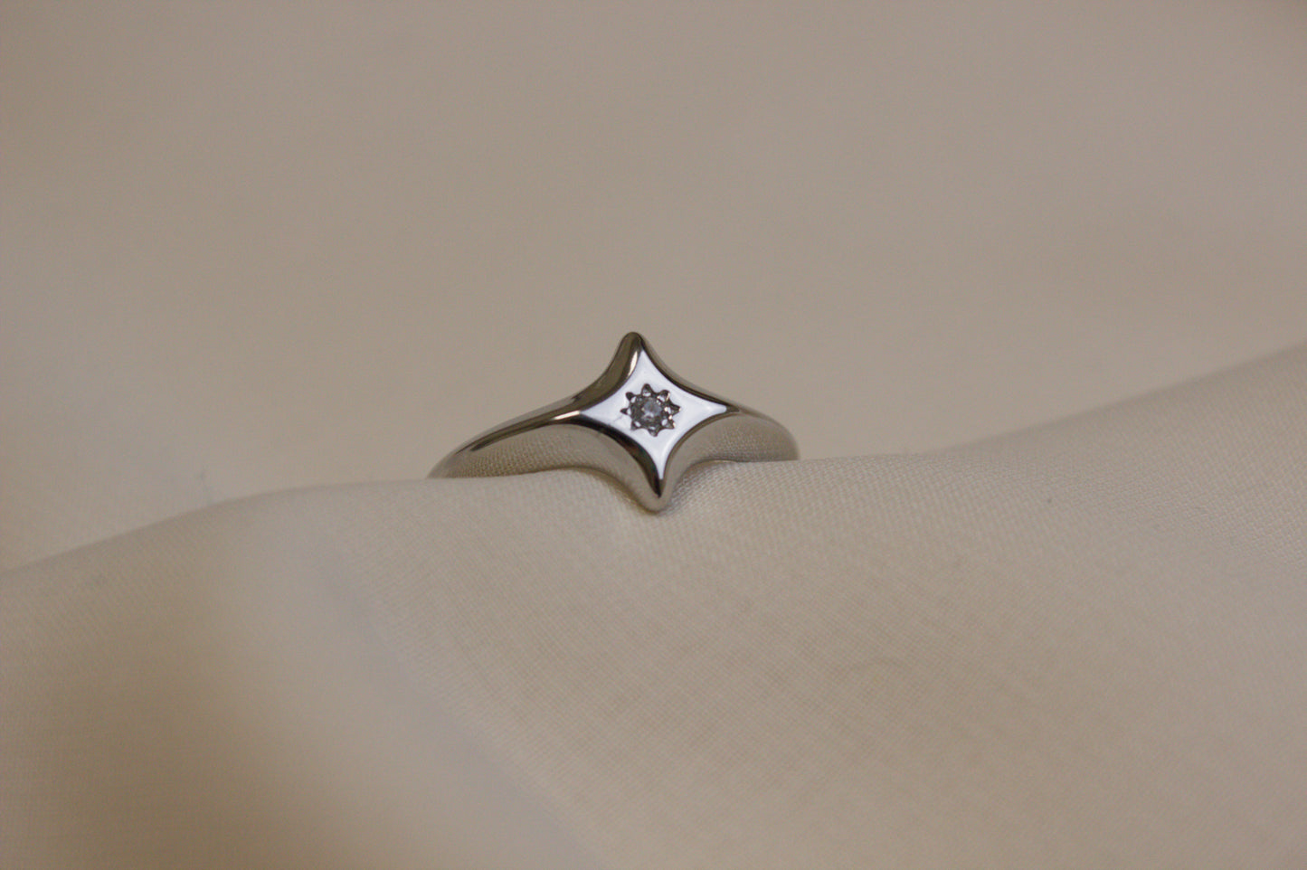 North Star Ring Silver