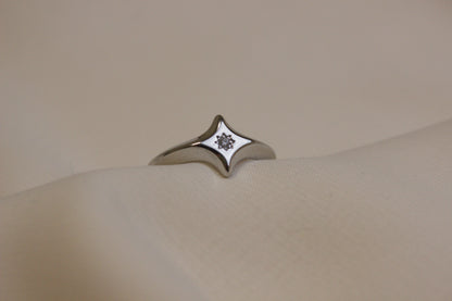 North Star Ring Silver