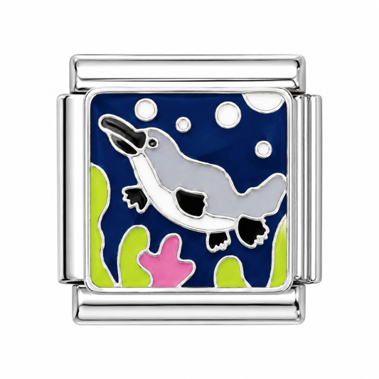 Platapus Italian Charm — Silver