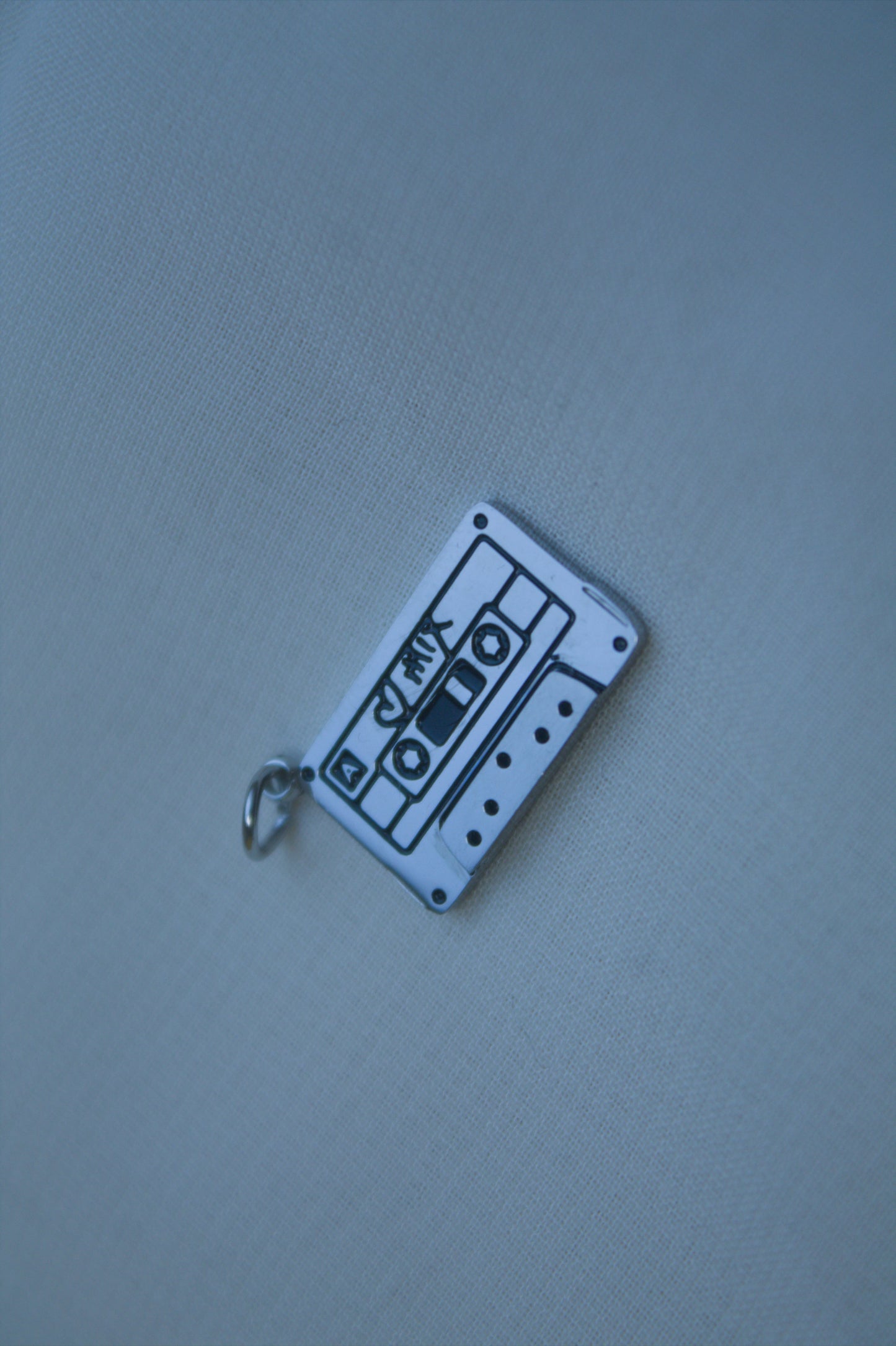 Classic Silver Mixtape Charm