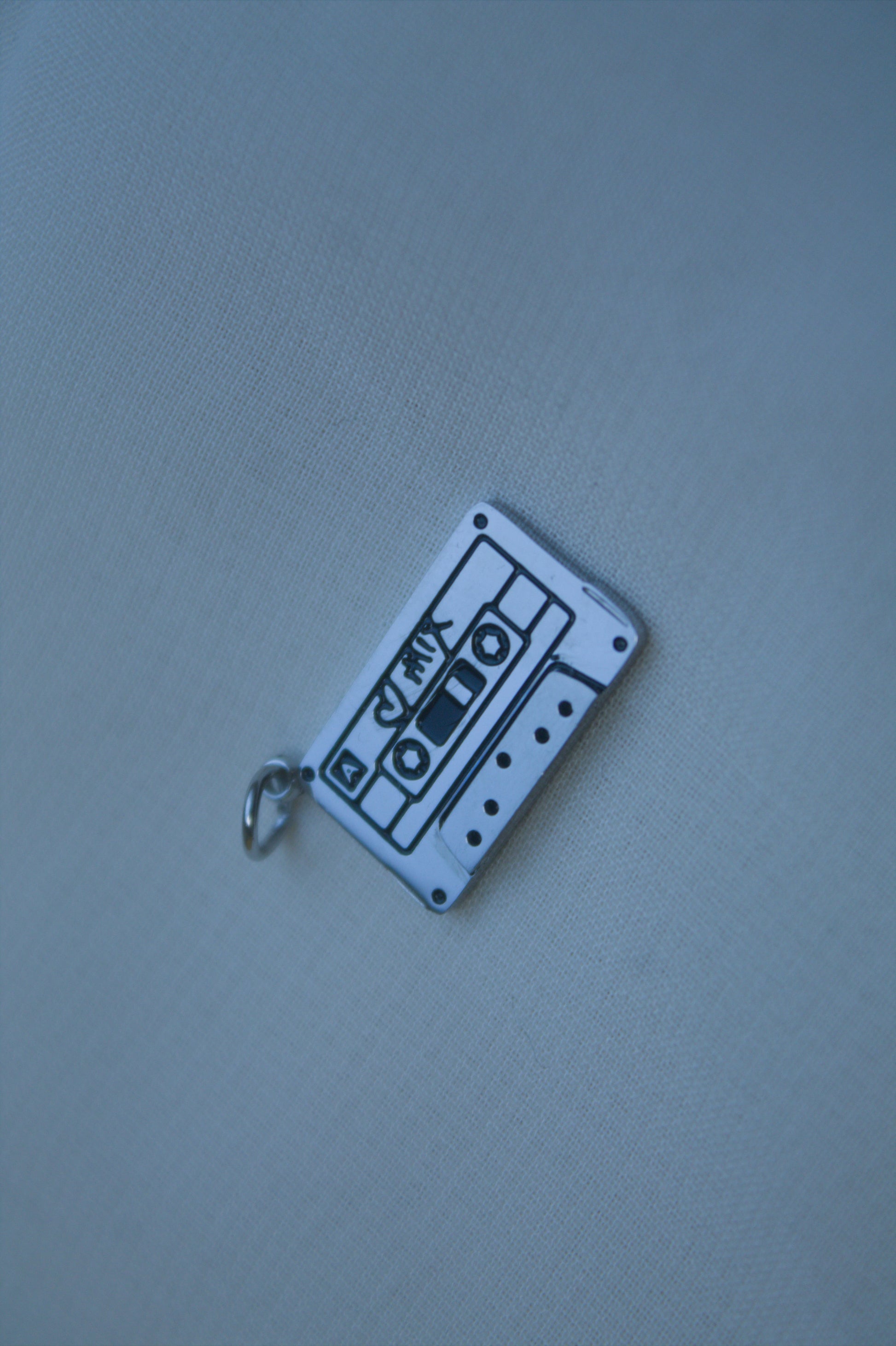 Classic Silver Mixtape Charm
