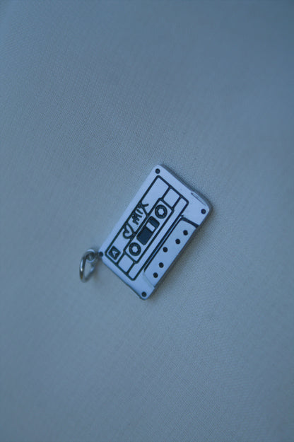 Classic Silver Mixtape Charm