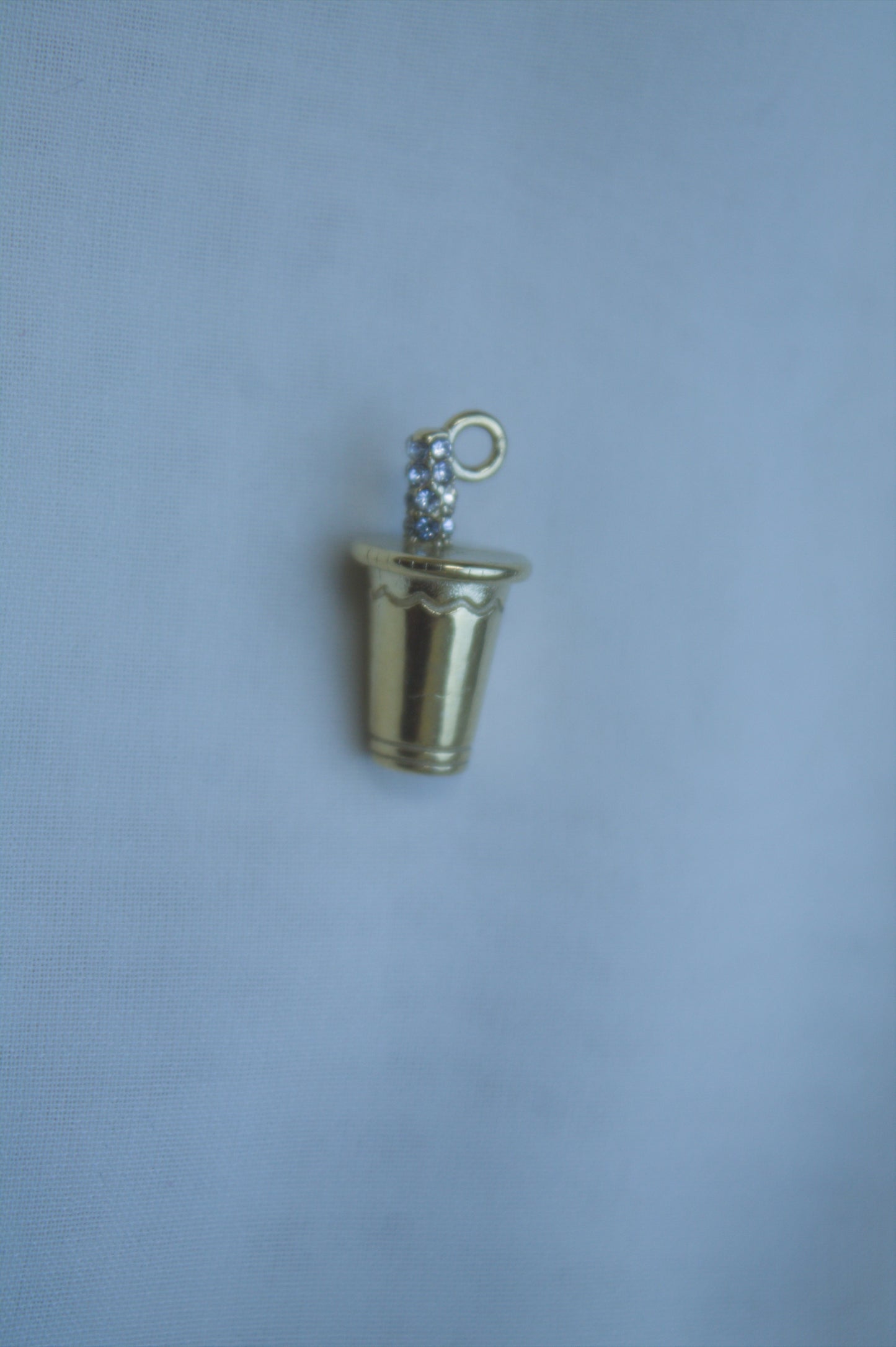 Classic Gold Thimble Charm