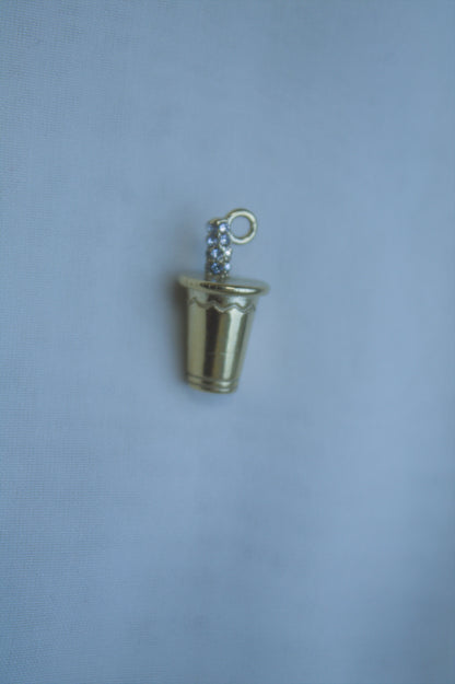 Classic Gold Thimble Charm