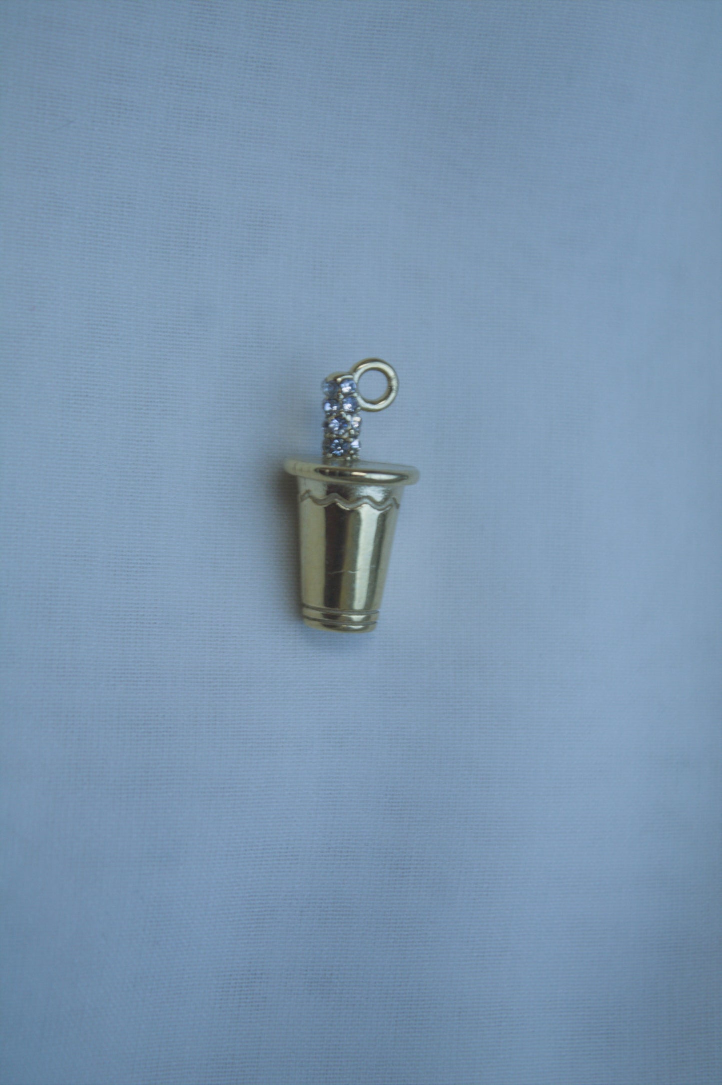Classic Gold Thimble Charm